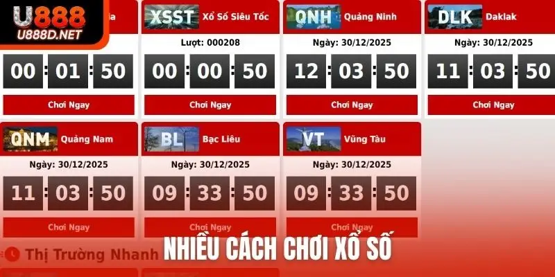 Nhiều cách chơi xổ số